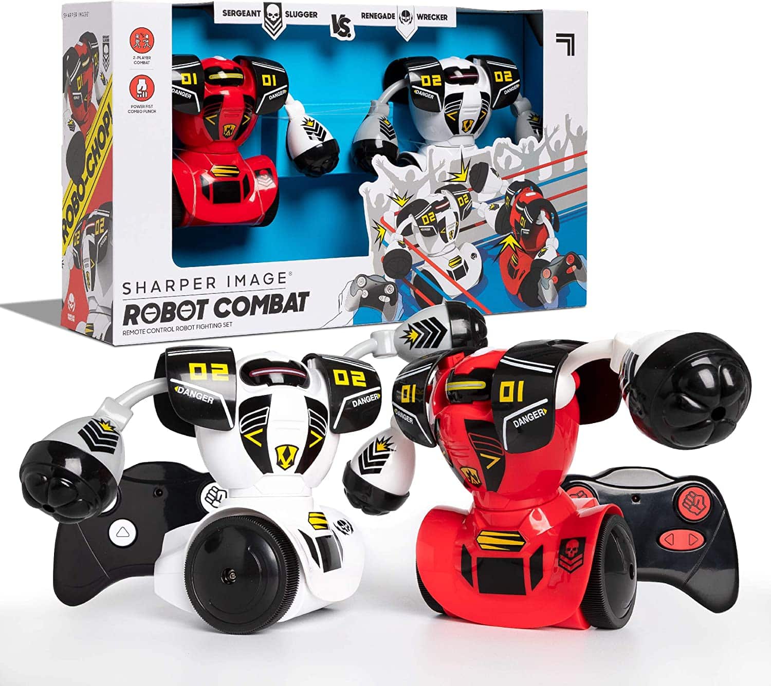SHARPER IMAGE Remote Control Robot Multiplayer Combat Set