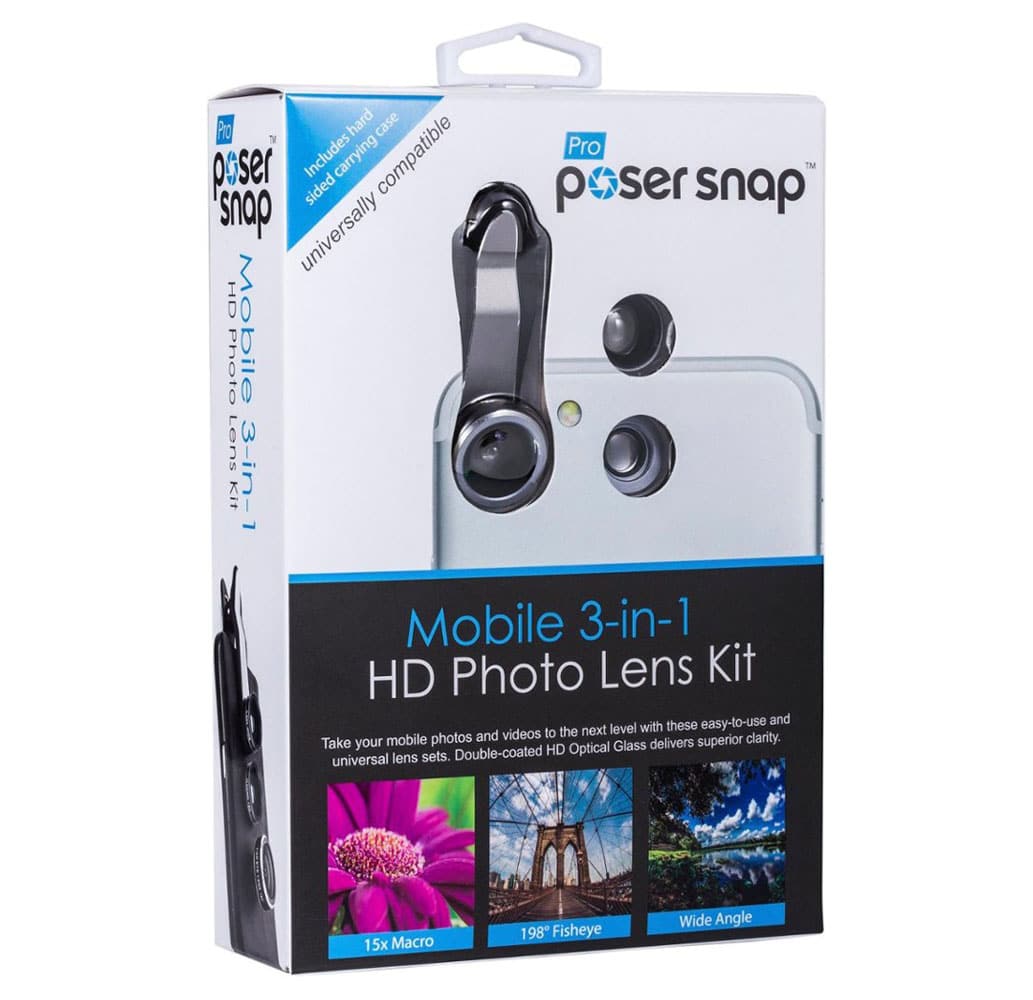 Pro PoserSnap Mobile 3-in-1 HD Photo Lens Kit
