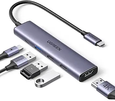 UGREEN USB C Hub, 5 in 1 Dongle