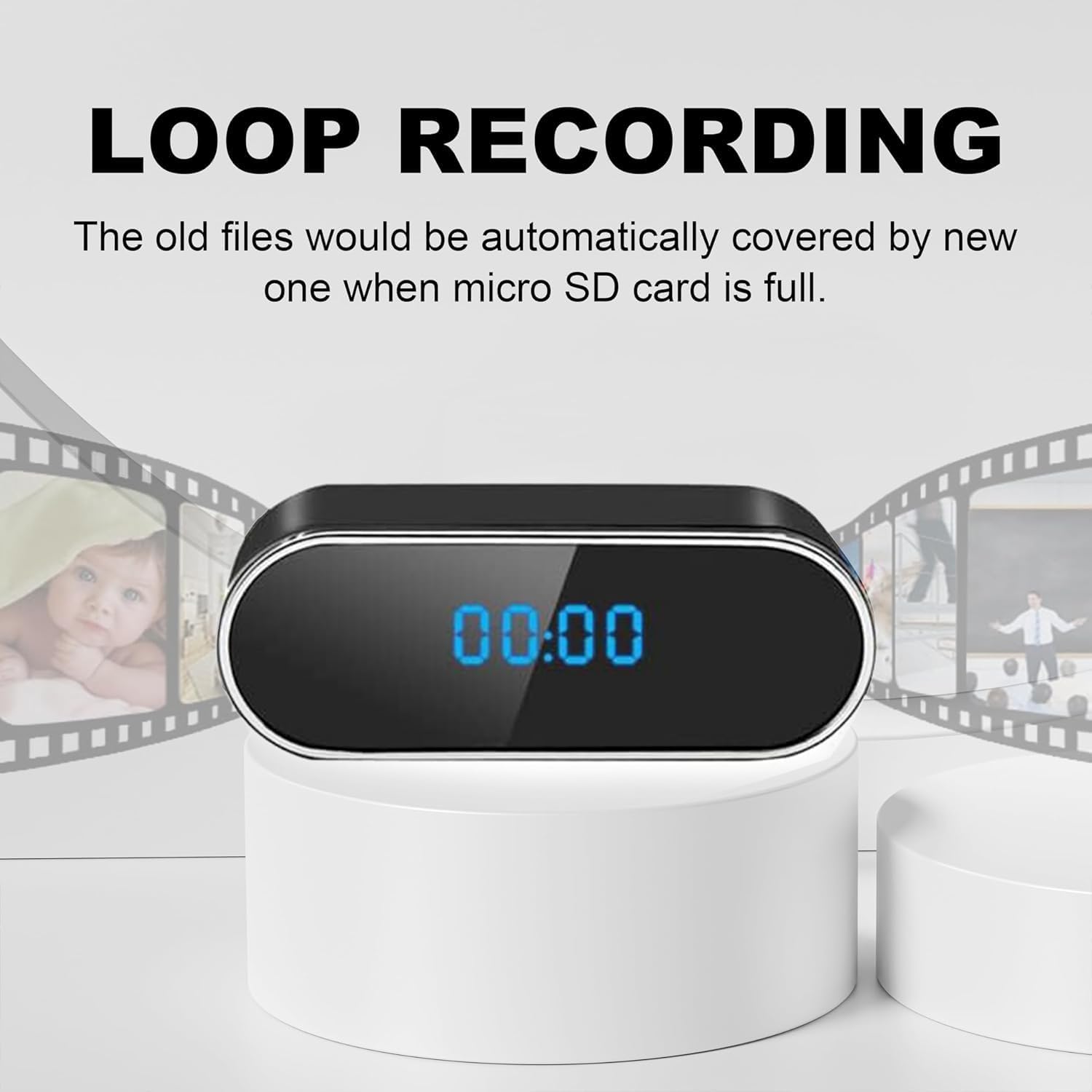 Clock /Mini Hidden Nanny Cam