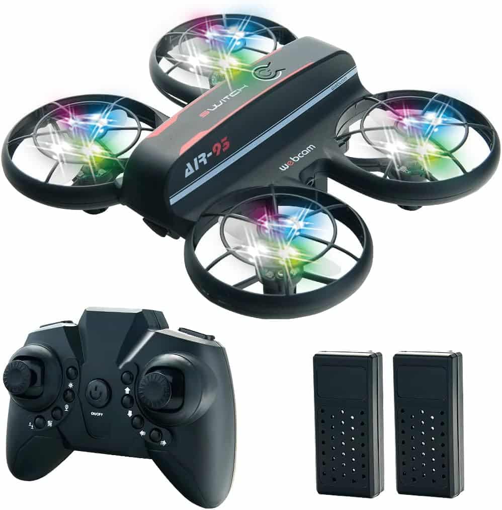 JIETENGFEI RC Drone with Altitude Hold and Headless Mode Quadcopter with Blue