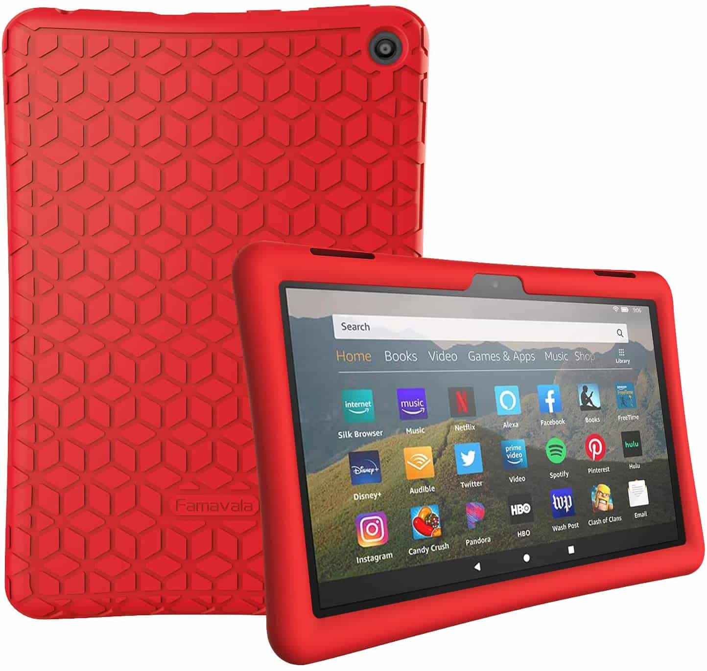 Famavala Silicone Case fo Fire 8 10th Generation