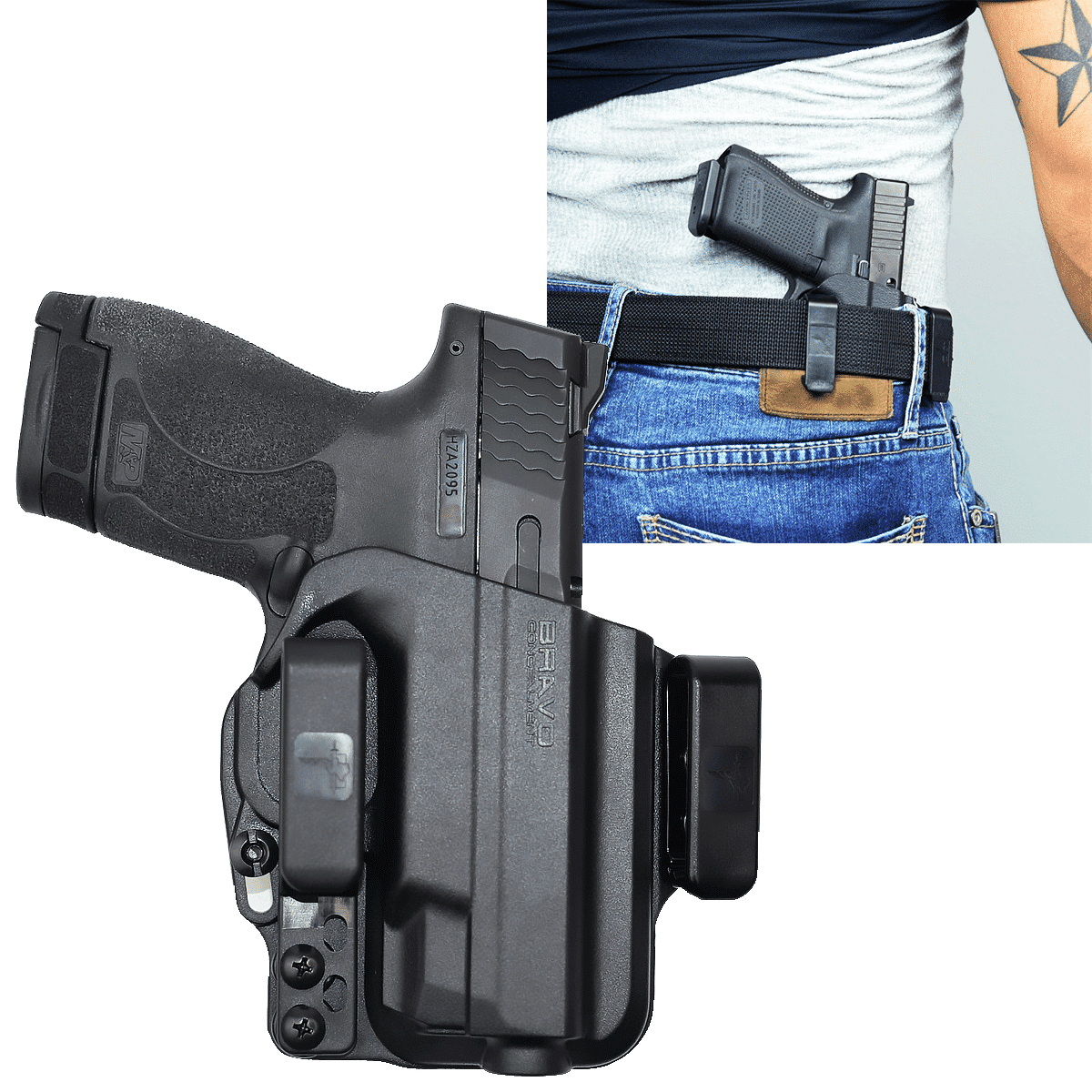 Bravo Concealment Holster S&W, M&P(IWB)Right